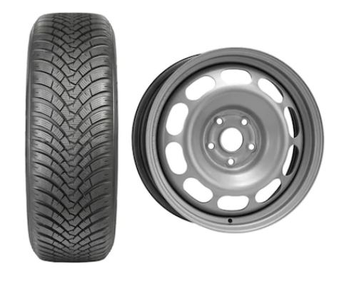 Roata completa Toyota RAV 4 (2013) janta otel ALCAR 9987 6.5x17 + anvelopa Iarna Falken HS01-SUV 225/65R17 106H XL + Senzor presiune ALCAR Roti complete Toyota